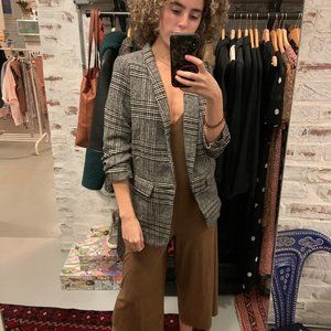 Plaid Blazer